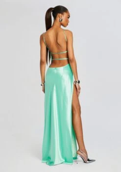 Nyssa Dress -Retrofete Sales Store Ecommerce Crop 24 02 15 NYSSADRESS PISTACHIO 750 ECOMM