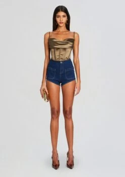 Kasen Top -Retrofete Sales Store Ecommerce Crop 24 02 16 KASENTOP MAESHORT MILITARYGREEN 1619 ECOMM