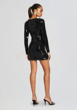 Loreen Embellished Dress 10 Loreen Embellished Dress -Retrofete Sales Store Ecommerce Crop 24 02 16 LORENDRESS BLACK 1233 ECOMM