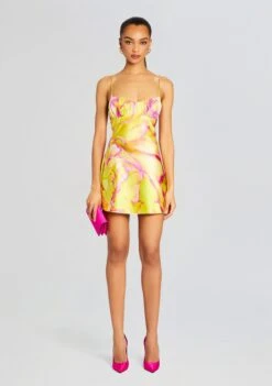 Eden Silk Dress 11 Eden Silk Dress -Retrofete Sales Store Ecommerce Crop 24 02 29 EDENDRESS YELLOWPEONY 2384 ECOMM
