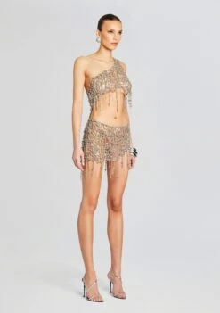 Lucienne Embellished Bra Top 9 Lucienne Embellished Bra Top -Retrofete Sales Store Ecommerce Crop 24 02 29 LUCIENNEBRATOP ILYRIASKIRT SILVER 1550 ECOMM