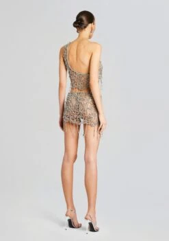 Ilyria Embellished Skirt -Retrofete Sales Store Ecommerce Crop 24 02 29 LUCIENNEBRATOP ILYRIASKIRT SILVER 1565 ECOMM 6cf48ddc bf58 457d b332 2c2e4e281841