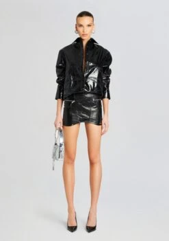 Royce Leather Skirt -Retrofete Sales Store Ecommerce Crop 24 02 29 ROYCESKIRT SHAILISHIRT BLACK 1962 ECOMM