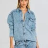 Denise Denim Shirt 2 Denise Denim Shirt -Retrofete Sales Store Ecommerce Crop 24 03 12 DENISESHIRT TANGIER 1774 ECOMM