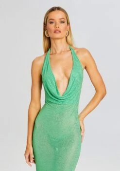 Meiran Embellished Dress -Retrofete Sales Store Ecommerce Crop 24 03 12 MEIRANDRESS PISTACHIO 0244 ECOMM