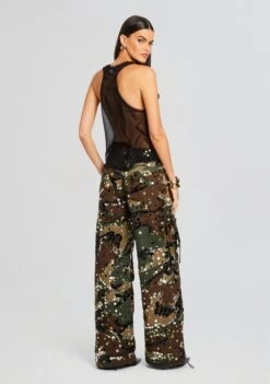 Alexia Embellished Pant -Retrofete Sales Store Ecommerce Crop 24 03 13 ALEXIAPANT CAMO 1241 ECOMM