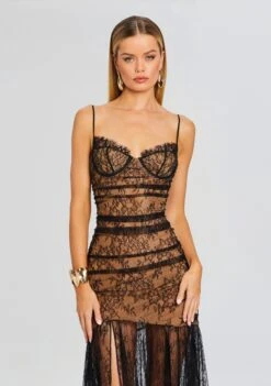 Aliza Dress -Retrofete Sales Store Ecommerce Crop 24 03 13 ALIZADRESS BLACK 0833 ECOMM