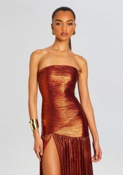 Chantal Dress 11 Chantal Dress -Retrofete Sales Store Ecommerce Crop 24 03 27 CHANTALDRESS RUST 1145 ECOMM