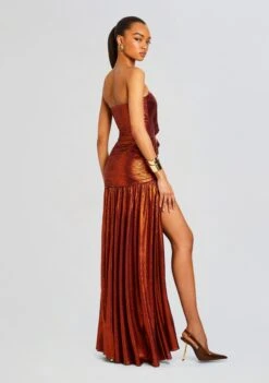 Chantal Dress 10 Chantal Dress -Retrofete Sales Store Ecommerce Crop 24 03 27 CHANTALDRESS RUST 1163 ECOMM