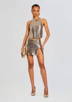 Tamar Embellished Skirt 11 Tamar Embellished Skirt -Retrofete Sales Store Ecommerce Crop 24 03 27 KYLOTOP TAMARSKIRT SILVERGOLD 2527 ECOMM 5faa3621 1de1 4fdc 8bb7 aed0bcadbb78