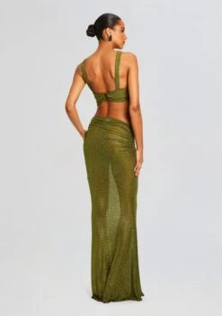 Liesel Embellished Dress -Retrofete Sales Store Ecommerce Crop 24 03 27 LIESELDRESS MILITARYGREEN 1215 ECOMM a2c10f73 1447 48fe a621 133c1815f85c