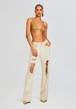 Kailee Pant -Retrofete Sales Store Ecommerce Crop 24 03 27 PYLABRA TANNINGOLD KAILEEPANT WHITEGOLD 2472 ECOMM