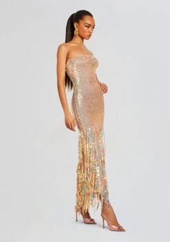 Tera Sequin Crochet Dress 9 Tera Sequin Crochet Dress -Retrofete Sales Store Ecommerce Crop 24 03 27 TERADRESS BALLERINA 1389 ECOMM