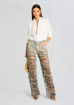 Chanti Denim Pant 11 Chanti Denim Pant -Retrofete Sales Store Ecommerce Crop 24 04 17 CHANTIPANT AMALFI 0838 ECOMM