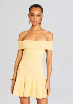 Erica Knit Dress 11 Erica Knit Dress -Retrofete Sales Store Ecommerce Crop 24 04 17 ERICAKNITDRESS BUTTERCREAM 0511 ECOMM