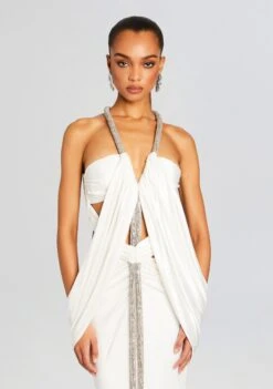 Gaia Embellished Dress -Retrofete Sales Store Ecommerce Crop 24 04 17 GAIADRESS WHITEGOLD 2134 ECOMM