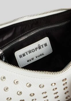 Elodie Medium Bag -Retrofete Sales Store Ecommerce Crop ELODIEMEDIUMBAG WHITE 075 ECOMM