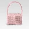 Eclipse Pearl Crystal Bag -Retrofete Sales Store Ecommerce Crop EclipseBag Pink ECOMM