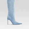 Frida Boot 1 Frida Boot -Retrofete Sales Store Ecommerce Crop FRIDABOOT DENIM 040 ECOMM