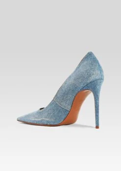 Jasmine Heel -Retrofete Sales Store Ecommerce Crop JasmineHeel Denim 3 ECOMM