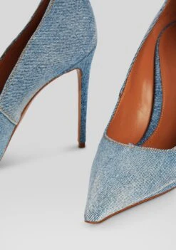 Jasmine Heel -Retrofete Sales Store Ecommerce Crop JasmineHeel Denim 4 ECOMM