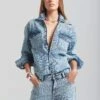 Doreen Crystal Embellished Denim Shirt 2 Doreen Crystal Embellished Denim Shirt -Retrofete Sales Store Ecommerce Crop Retrofete Ecomm set2 Look13 1921
