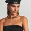 Mara Leather Beret -Retrofete Sales Store Ecommerce Crop Retrofete eComm 220830 Shot 51 0138