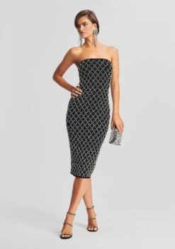 Minetta Embellished Chiffon Dress -Retrofete Sales Store Ecommerce Crop Retrofete eComm 220921 SHOT 69 5653