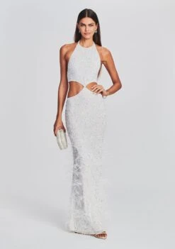 Katerina Sequin Feather Dress -Retrofete Sales Store Ecommerce Crop Retrofete eComm 221018 Set2 SHOT 14 1265