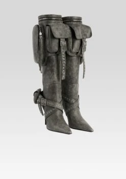 Yasmine Boot -Retrofete Sales Store Ecommerce Crop YasmineBoot VintageBlack 2 ECOMM